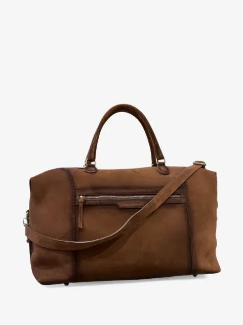suede holdall bag by ALBERTO LUTI