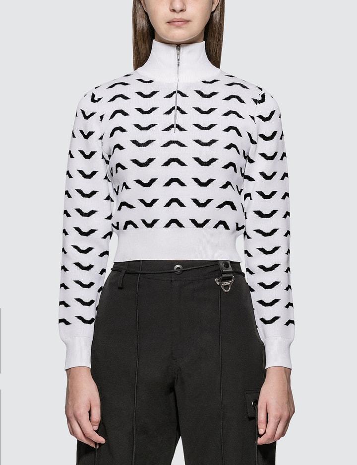 Cropped Half-Zip Jumper by ALCH