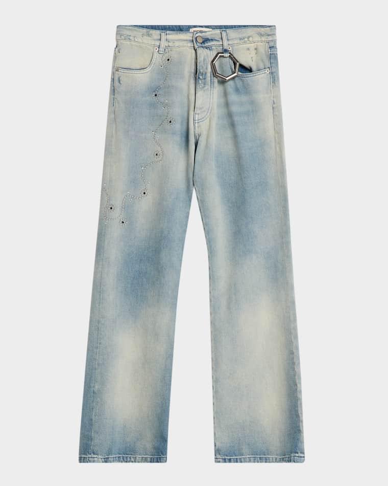 Men's Studio Embellished Bootcut Jeans by ALCHEMIST
