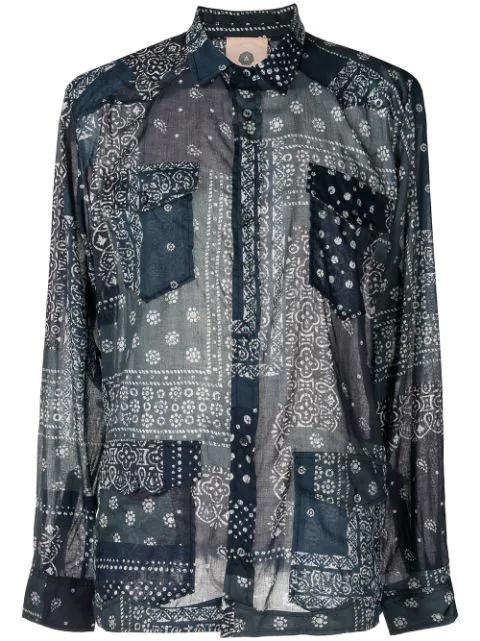 paisley button-down shirt by ALCHEMIST
