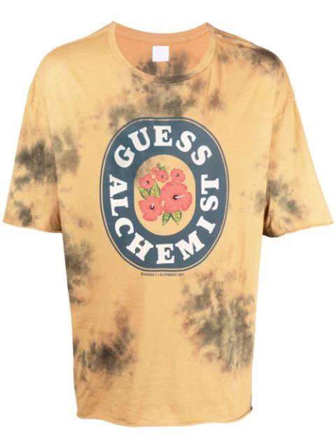 tie-dye logo T-shirt by ALCHEMIST