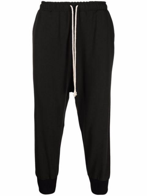 drawstring-waist cropped trousers by ALCHEMY