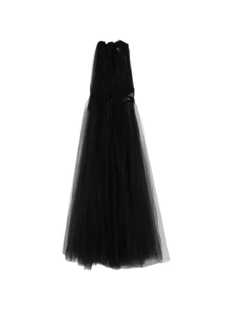 halterneck tulle maxi dress by ALCHEMY
