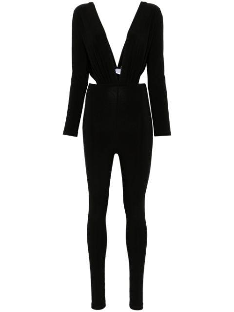 plunging V-neck jumpsuit by ALCHEMY
