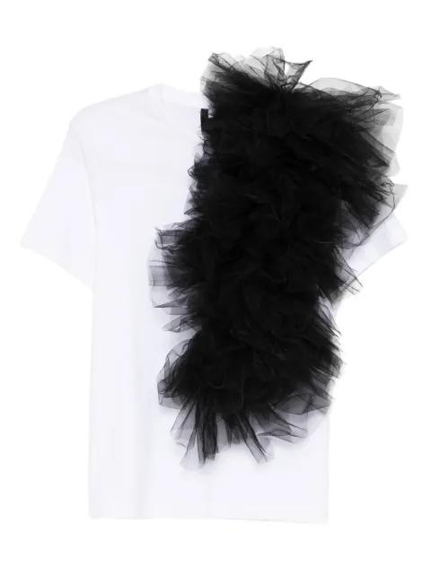 ruffled-detail T-shirt by ALCHEMY