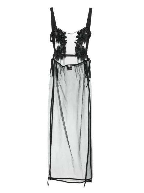 semi-sheer maxi dress by ALCHEMY