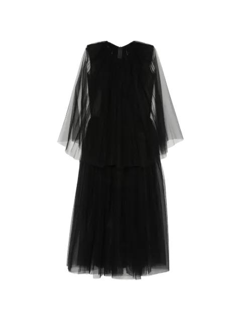 tulle-layered flared dress by ALCHEMY