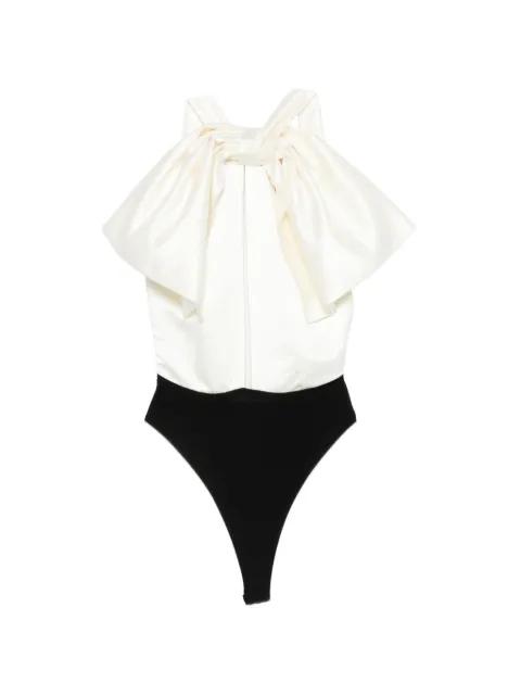 x Lia Aram bow-detail bodysuit by ALCHEMY