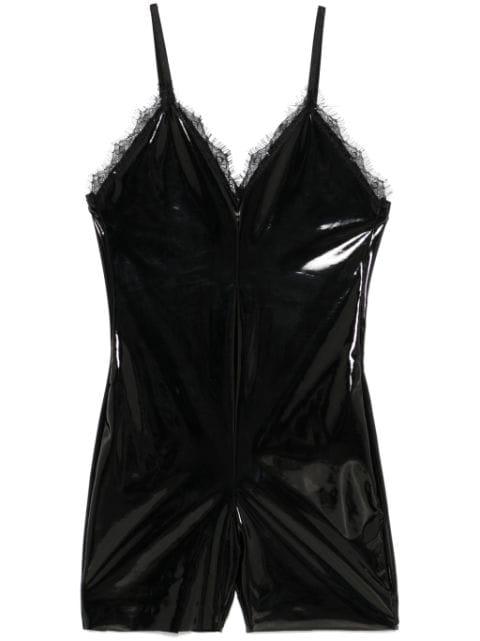 x Lia Aram lace-trim playsuit by ALCHEMY