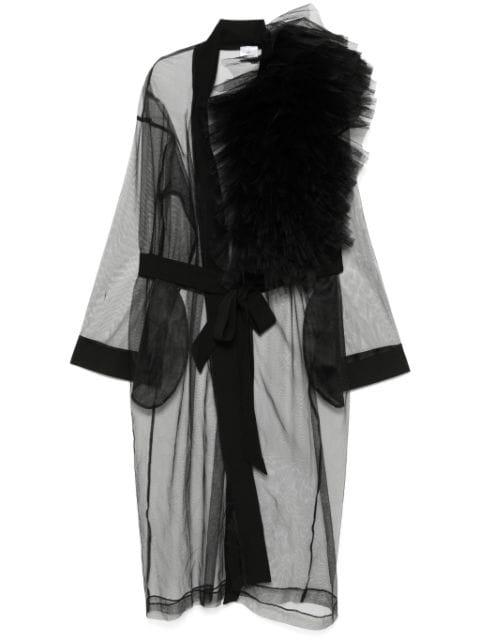 x Lia Aram ruffled coat by ALCHEMY
