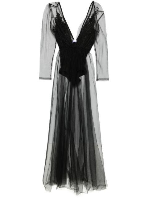 x Lia Aram tulle maxi dress by ALCHEMY
