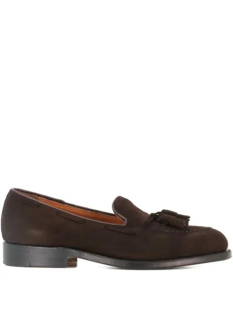 tassel suede loafers by ALDEN