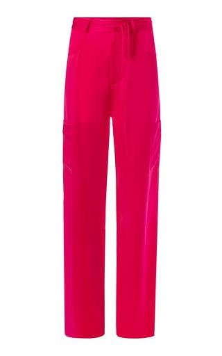 Alejandra Alonso Rojas - Denim Style Trousers - Red - US 8 - Moda Operandi by ALEJANDRA ALONSO ROJAS