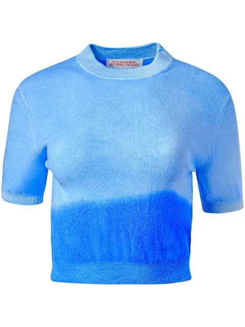 shortsleeved cashmere T-shirt by ALEJANDRA ALONSO ROJAS