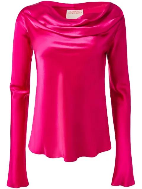 silk blouse by ALEJANDRA ALONSO ROJAS