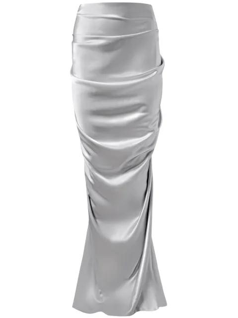 silk maxi skirt by ALEJANDRA ALONSO ROJAS