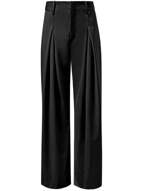 wool palazzo trousers by ALEJANDRA ALONSO ROJAS