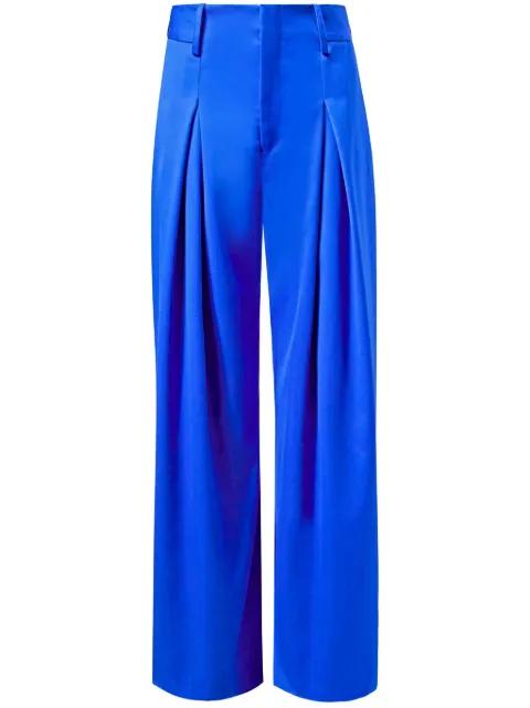 wool palazzo trousers by ALEJANDRA ALONSO ROJAS
