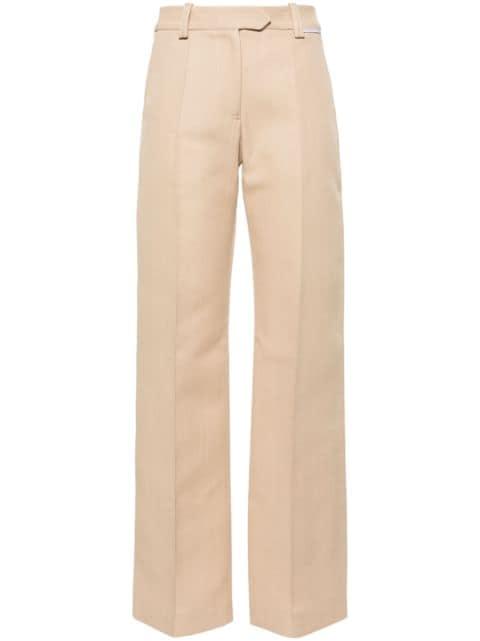 low-rise straight trousers by ALEKSANDRE AKHALKATSISHVILI