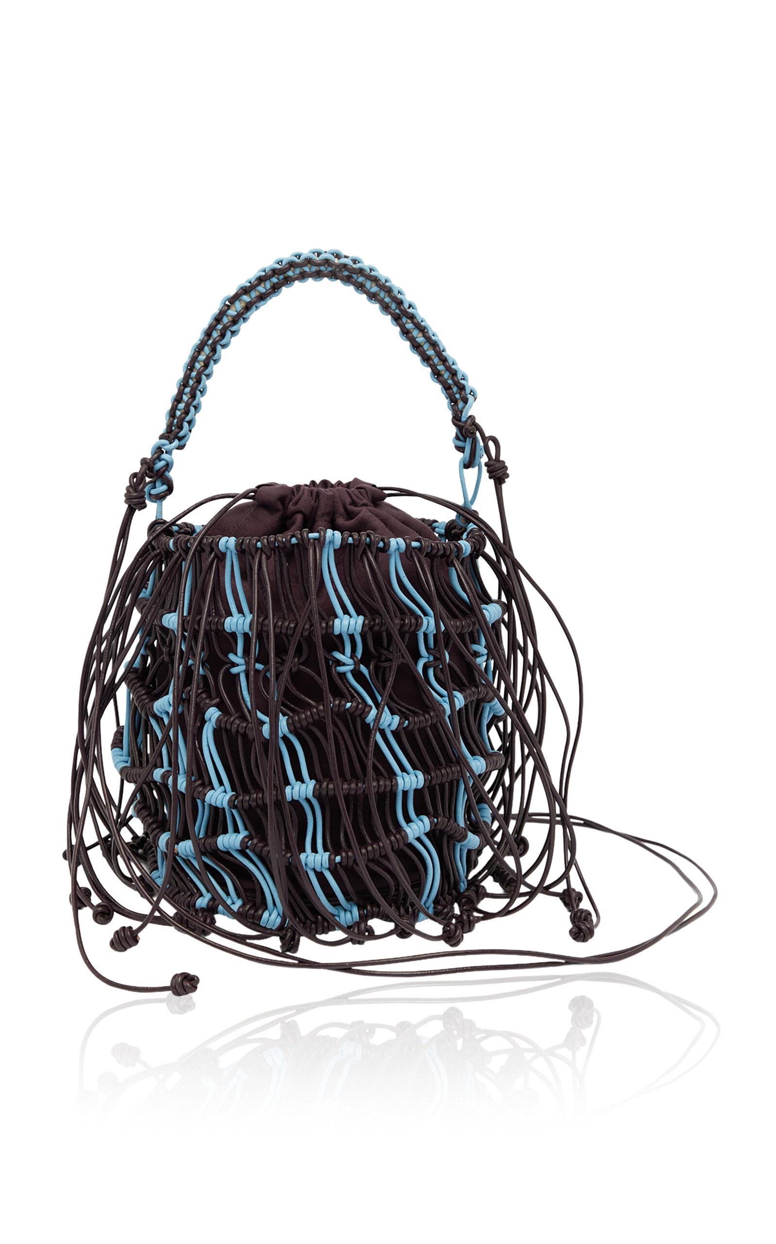 ALÉMAIS Leather Macrame Bucket Bag - Moda Operandi by ALEMAIS