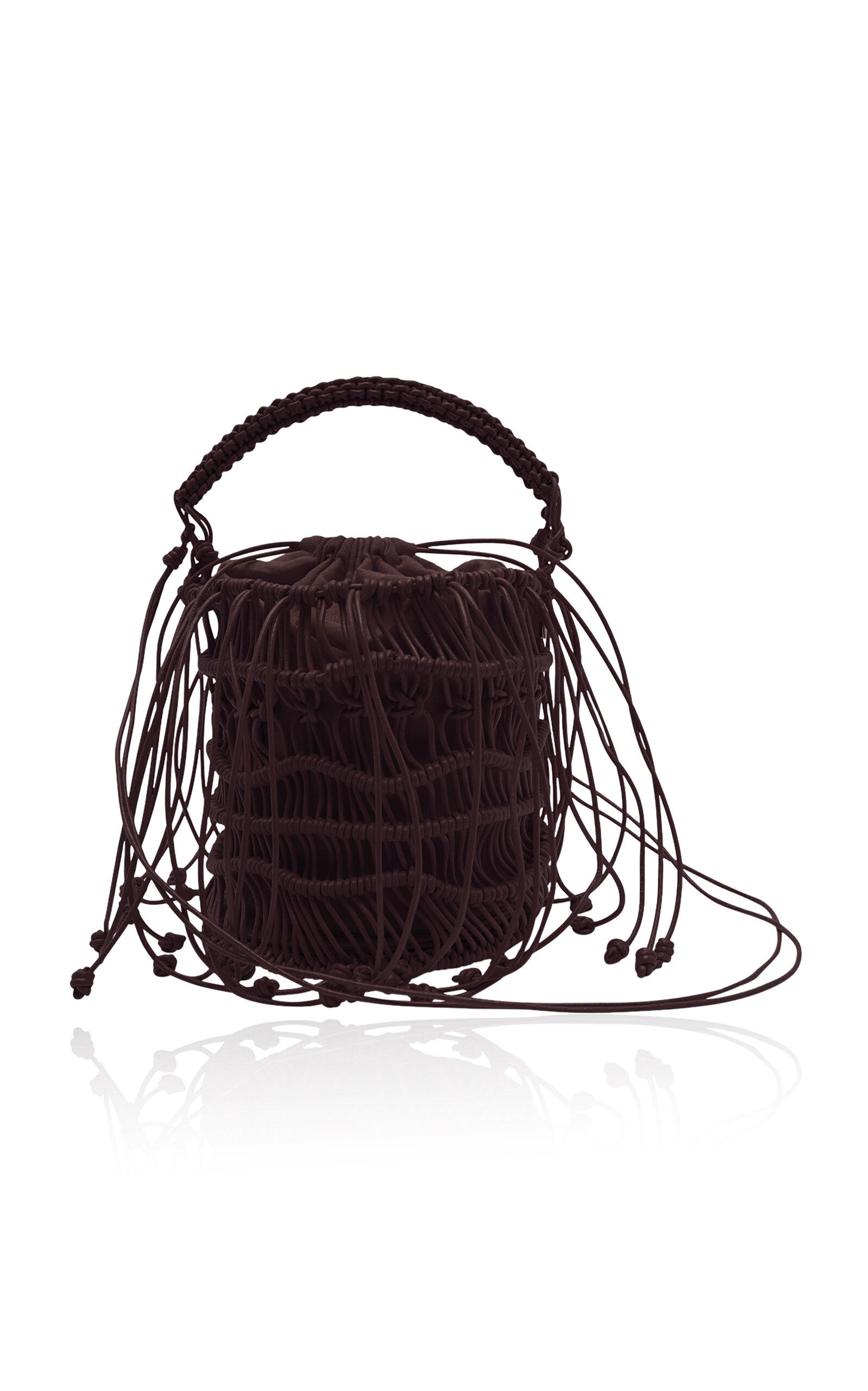 ALÉMAIS Leather Macrame Bucket Bag - Moda Operandi by ALEMAIS