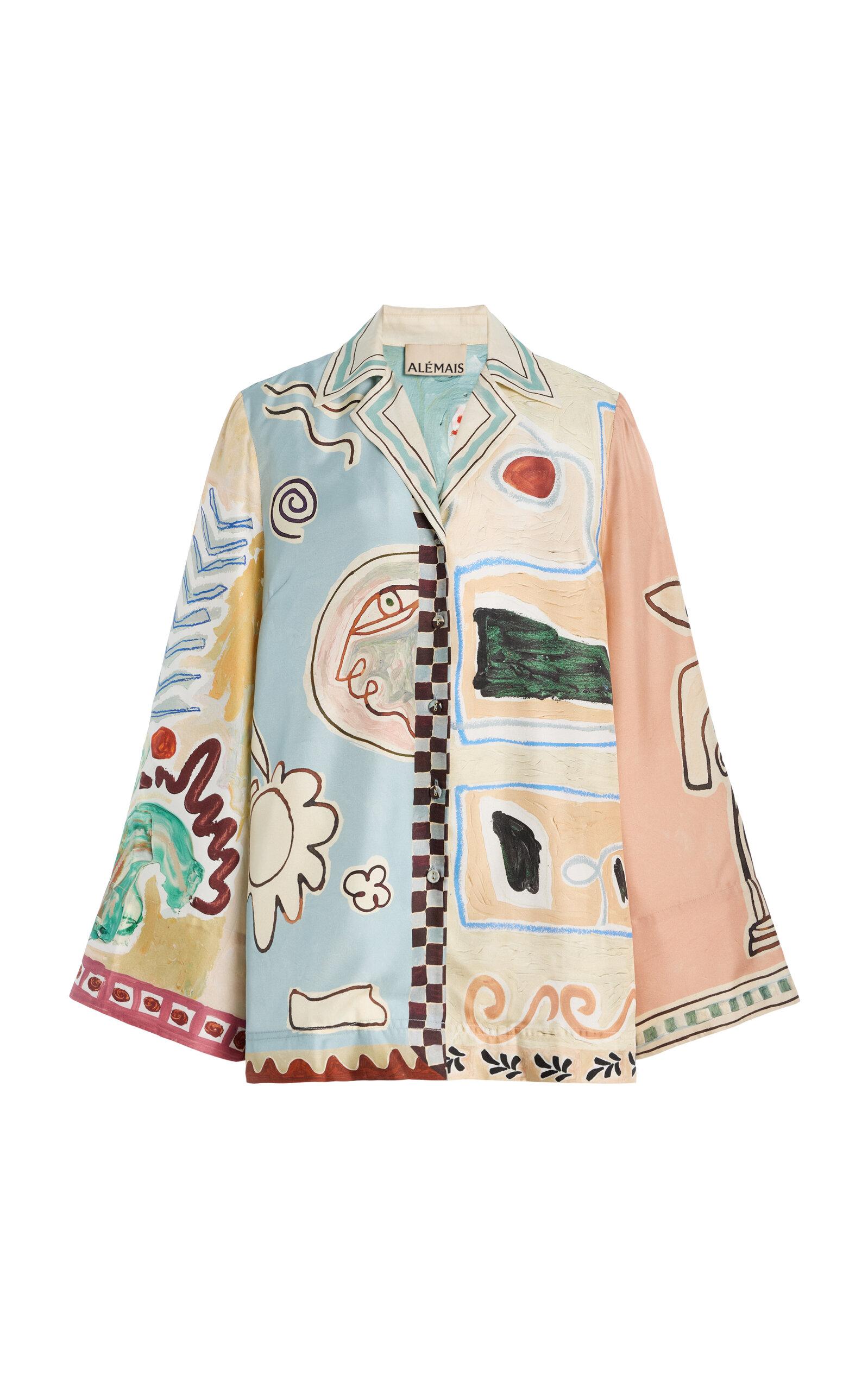 ALÉMAIS Michelle Silk-Twill Shirt - Moda Operandi by ALEMAIS