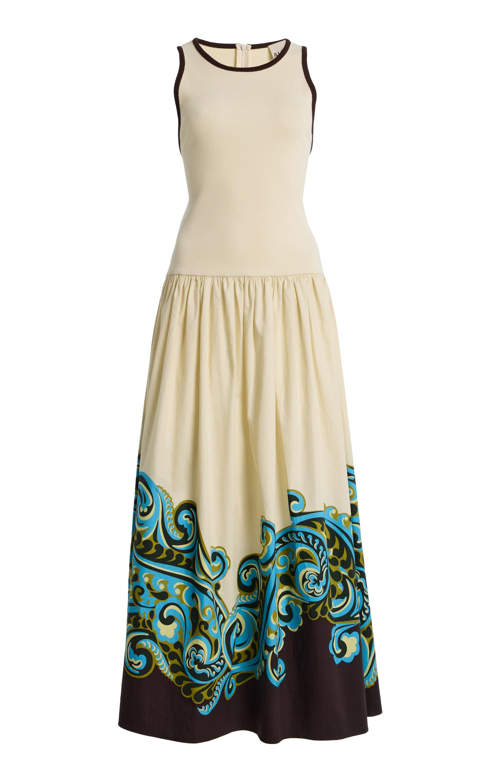 ALÉMAIS Natalia Cotton Midi Tank Dress - Moda Operandi by ALEMAIS