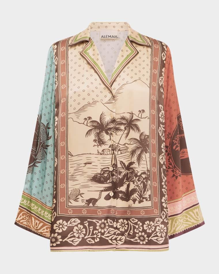 Alberta Silk Shirt by ALEMAIS
