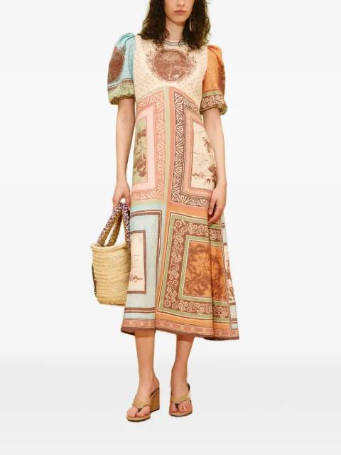 Alberta midi dress by ALEMAIS