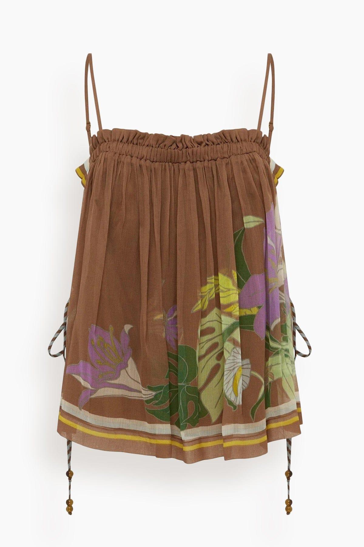 Alfie Ruched Top in Multi by ALEMAIS