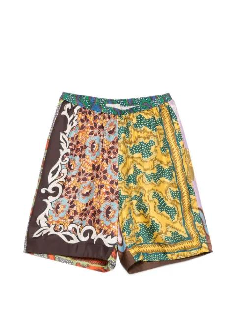 Arnie graphic-print shorts by ALEMAIS
