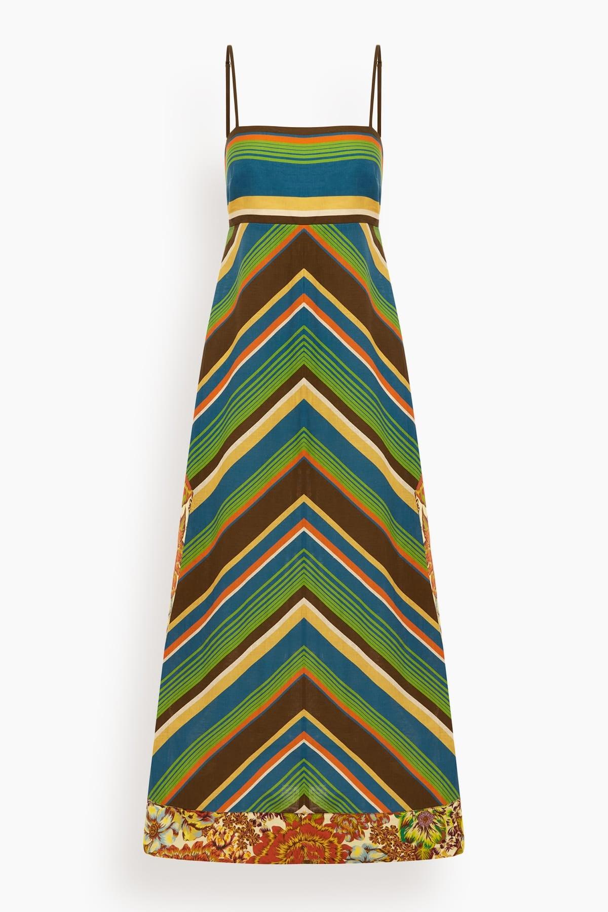 Charlie Day Dress in Multi by ALEMAIS