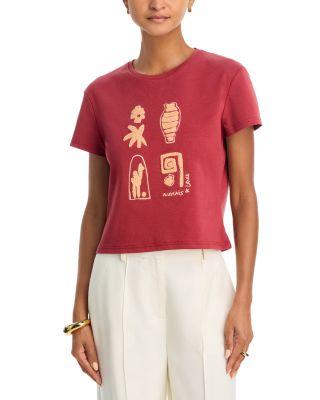 Chenille Fitted Tee by ALEMAIS