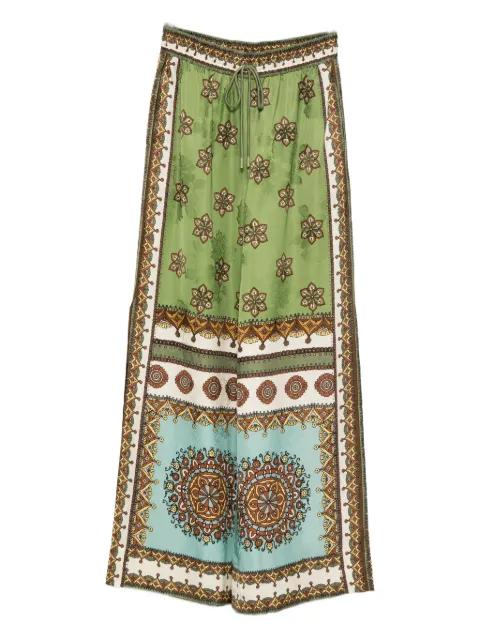 Contina floral-print trousers by ALEMAIS