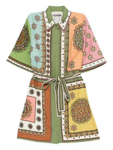 Contina printed mini dress by ALEMAIS