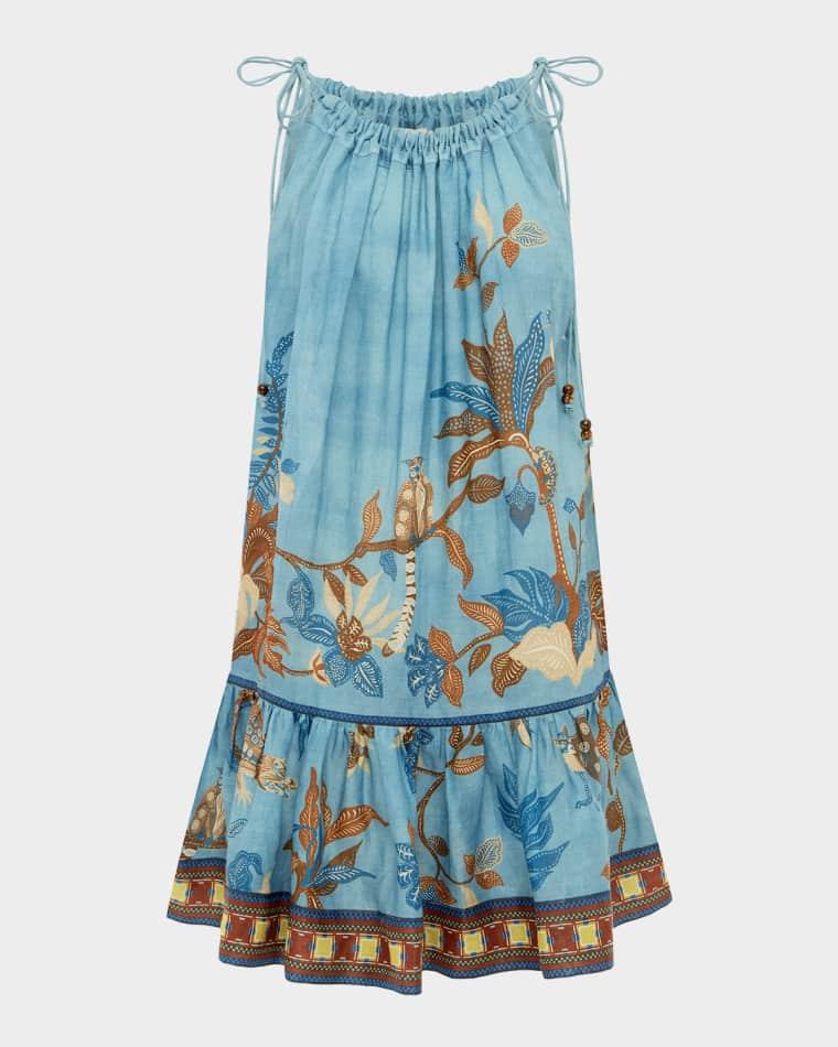 Georgie Ramie Mini Dress by ALEMAIS