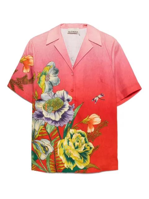 Inez floral-print linen shirt by ALEMAIS