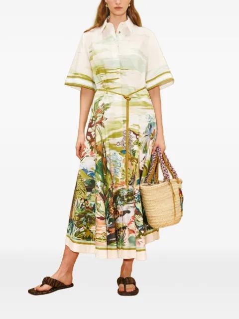 Jungle Boogie midi dress by ALEMAIS