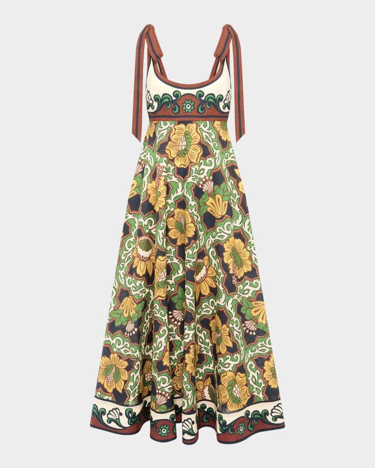 Liana Ballet Midi Sun Dress by ALEMAIS