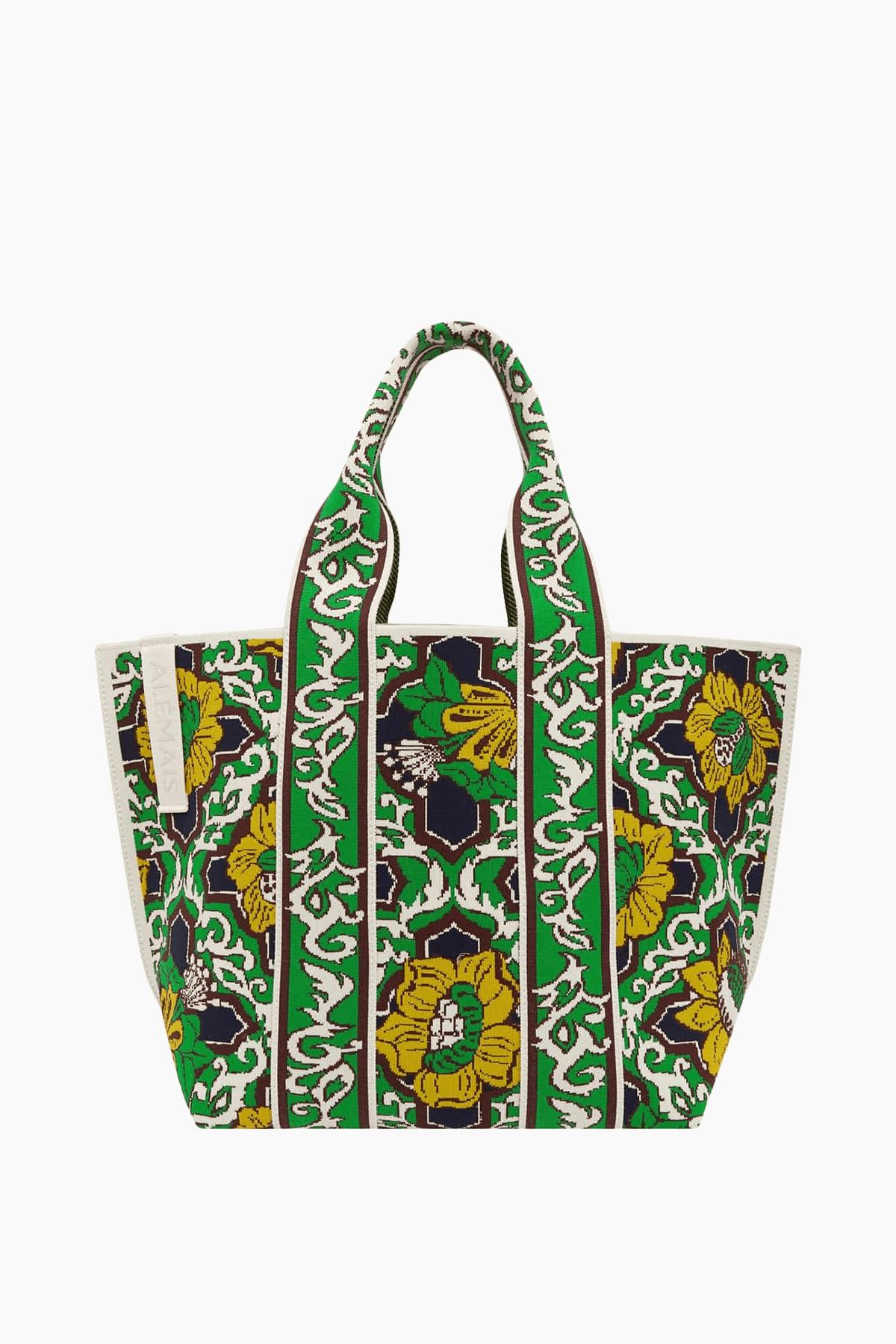 Liana Jacquard Maxi Tote in Multi by ALEMAIS