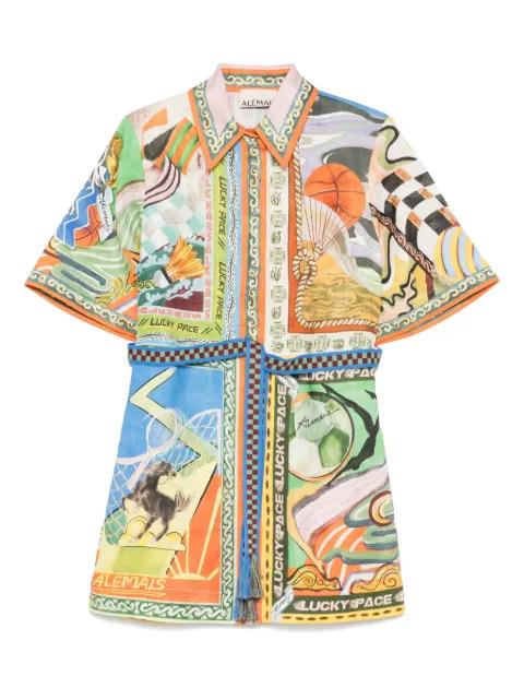 Lucky Pace shirt dress by ALEMAIS