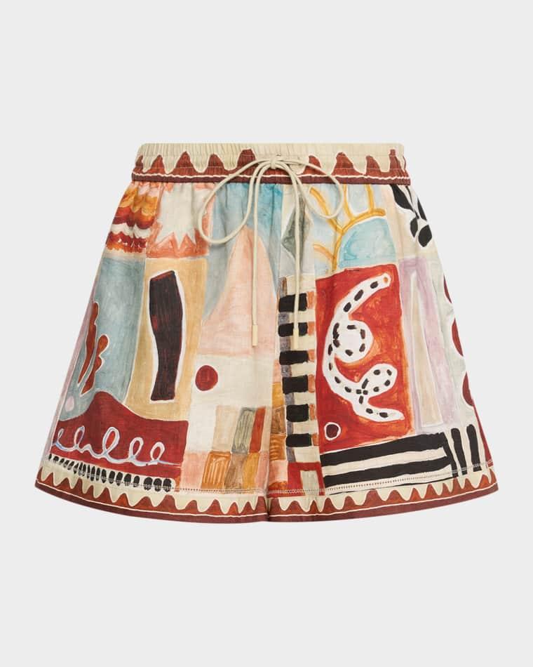 Michelle Linen Shorts by ALEMAIS