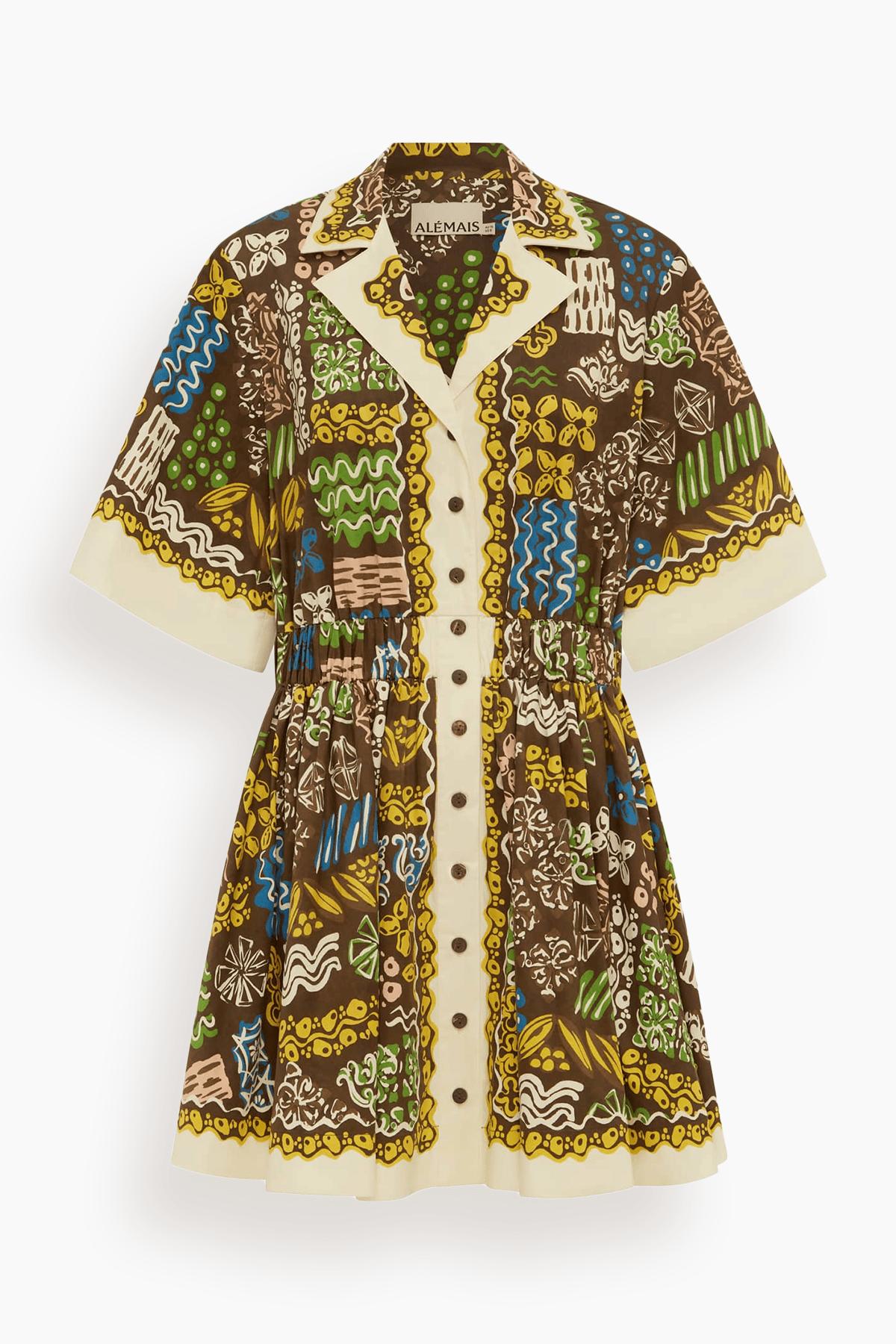 Minnie Mini Dress in Multi by ALEMAIS