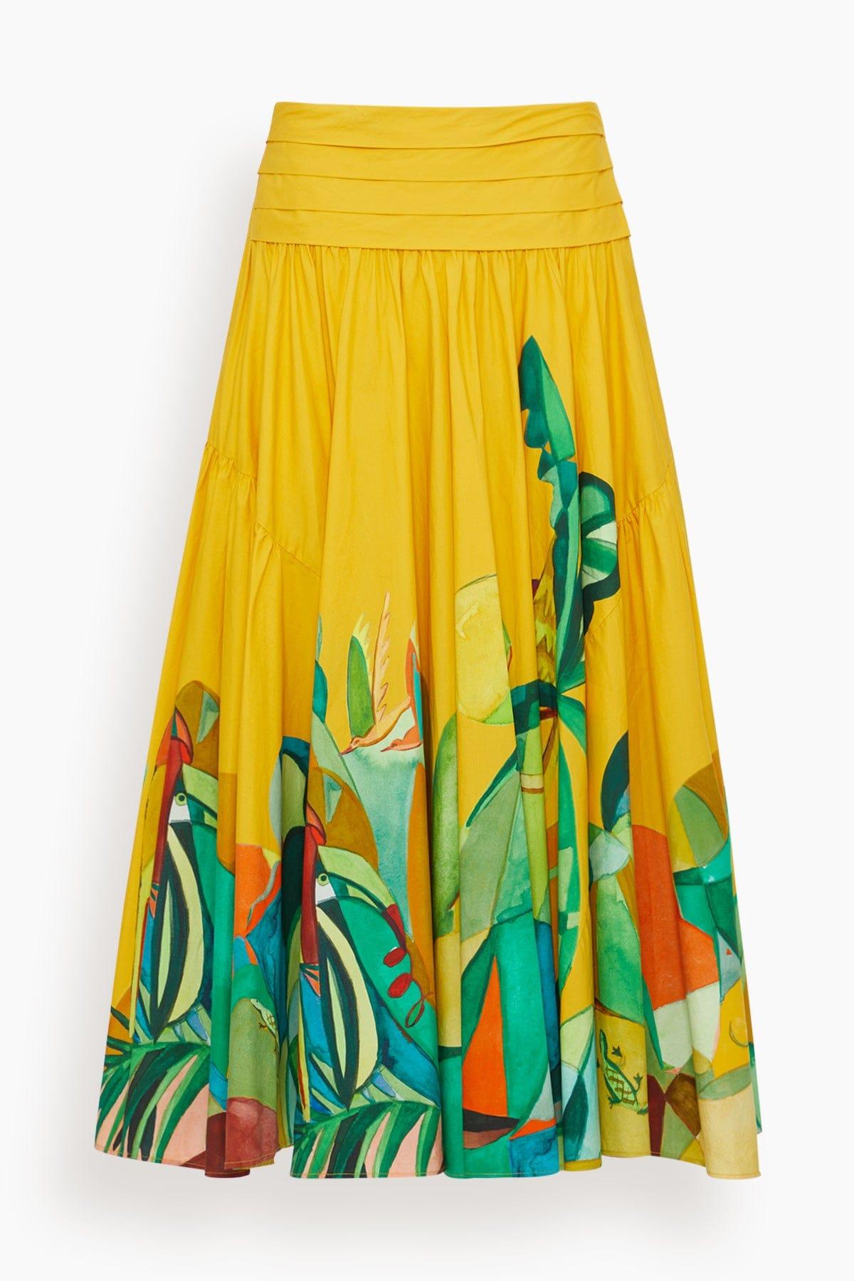 Mokshini Skirt in Multi by ALEMAIS