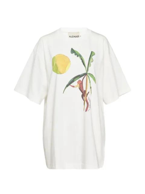Mokshini graphic-print T-shirt by ALEMAIS