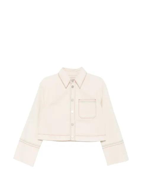 Norma stitch cropped denim jacket by ALEMAIS