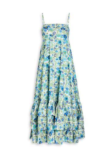 Pam floral-print cotton-poplin midi dress by ALEMAIS