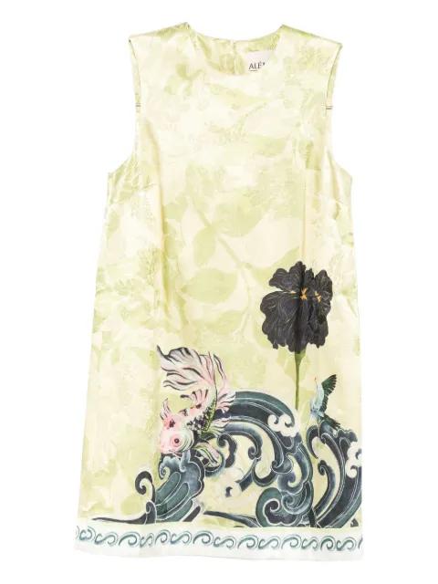 Rochester floral-print sleeveless mini dress by ALEMAIS