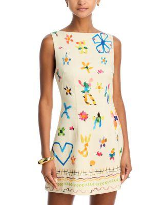 Sidi Beaded Mini Dress by ALEMAIS