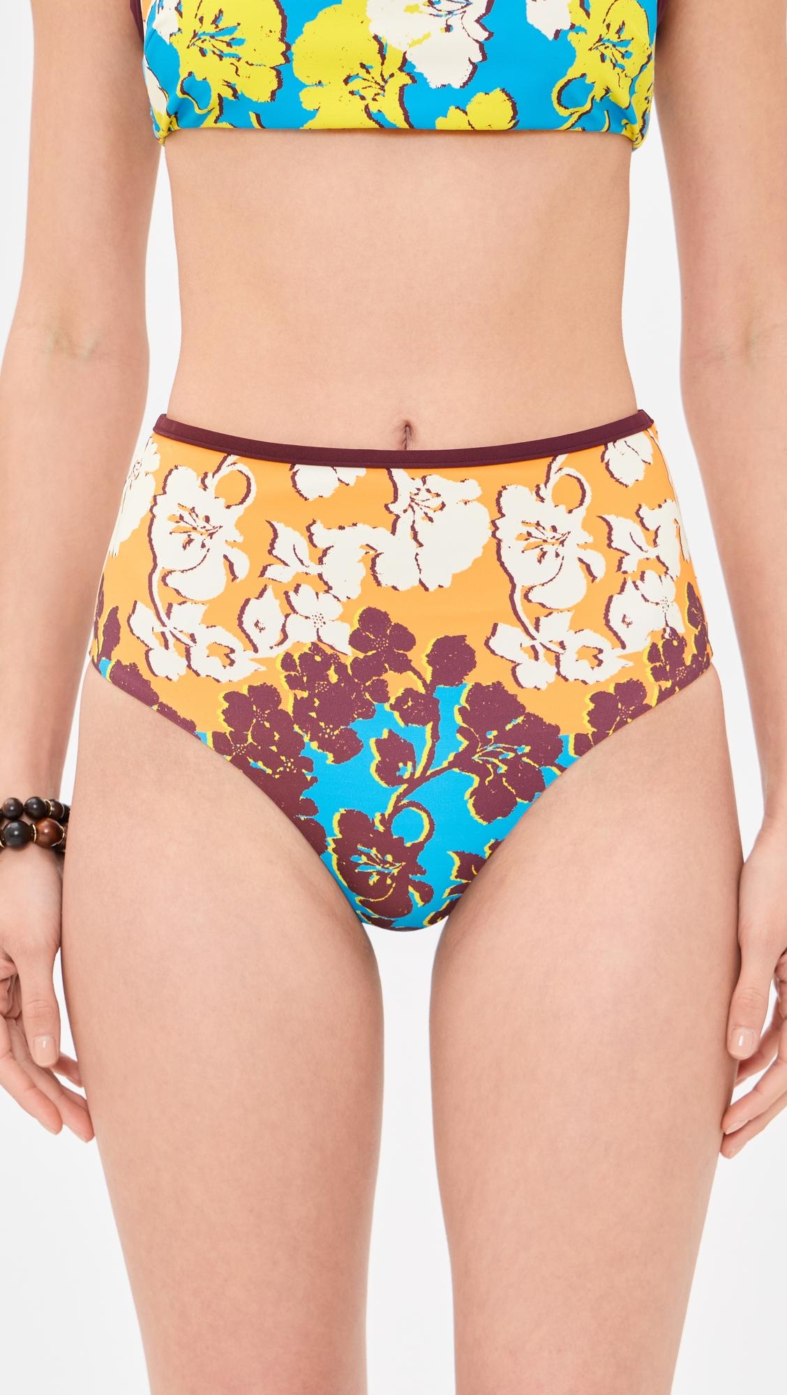 Splice High Waisted Bikini Bottoms by ALEMAIS